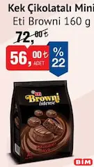 ETİ BROWNİ KEK ÇİKOLATALI MİNİ 160 G
